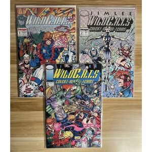 WILDCATS 1 - 3 1993 JIM LEE IMAGE COMICS‎